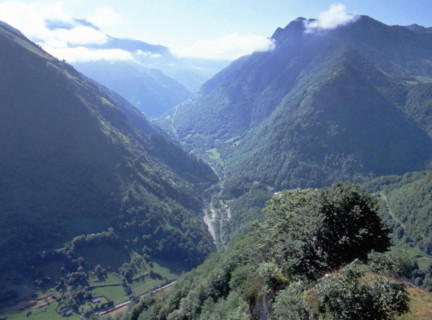 Vue depuis Mailh d'Illoun en direction du sud