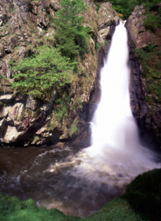 Limousin : les cascades de Gimel : troisième cascade, la Queue de Cheval