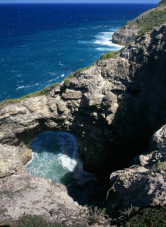 Guadeloupe : Marie-Galante : Gueule Grand Gouffre