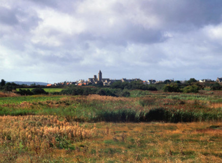 Basse Normandie : Pointe de Barfleur, vue du GR 223, au niveau de Fligard