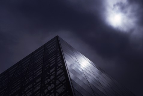 Pyramide du Louvre / Musée du Louvre / 75 Paris /  Région Ile-de-France / France