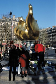 Flamme de la Liberté, pont de l'Alma