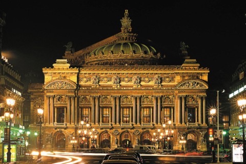Opéra Garnier la nuit, Paris