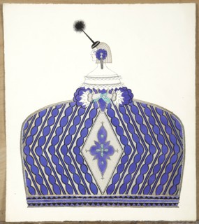 Barbier, "Ménine à la robe violette"