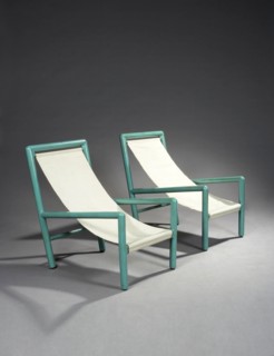 Mallet-Stevens, Fauteuils en cuir