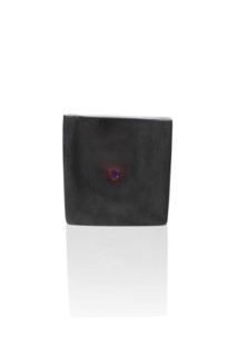 De Santillana, Untitled (Black with purple eye)