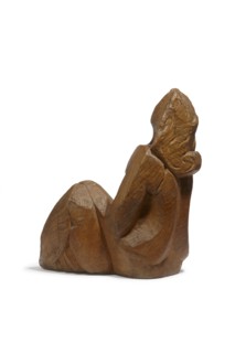 Léon Borgey, Femme assise (vue arrière)