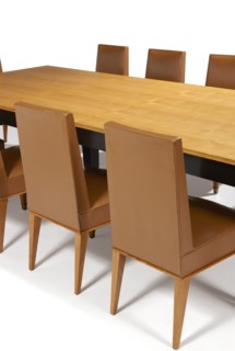 André Arbus, Suite de dix chaises et Table de salle à manger (détail)
