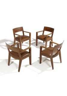 Jean Royere, Suite de quatre fauteuils