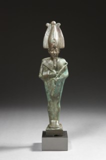 Statuette votive représentant le dieu Osiris