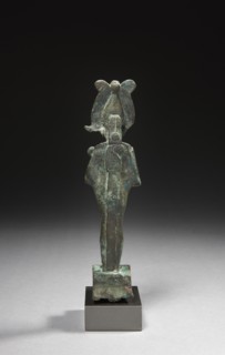 Statuette votive représentant le dieu Osiris (vue arrière)