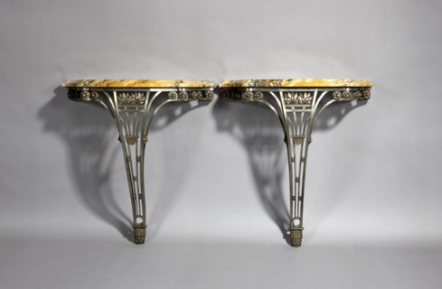 Paire de consoles d'applique