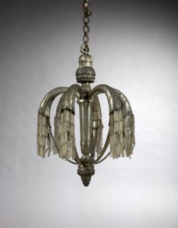 Lustre à fût corbeille