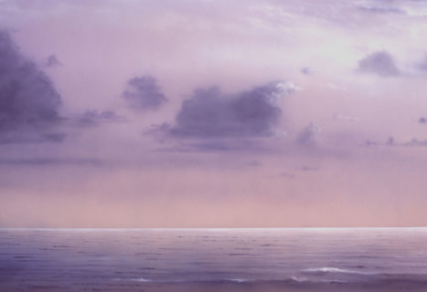 Ciel et mer. Painted canvas tarp