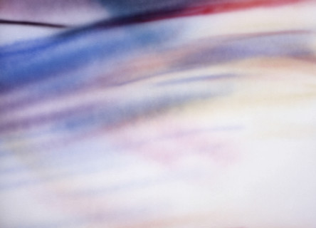 Effects with coloured pencil. Painted canvas tarp