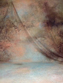 Draping. Painted canvas tarp