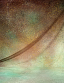 Draping. Painted canvas tarp