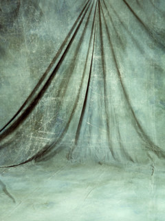 Draping. Painted canvas tarp