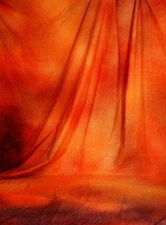 Draping. Painted canvas tarp