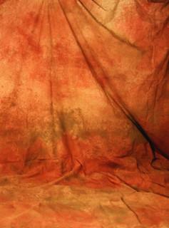 Draping. Painted canvas tarp