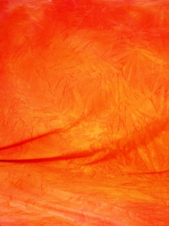 Draping. Painted canvas tarp