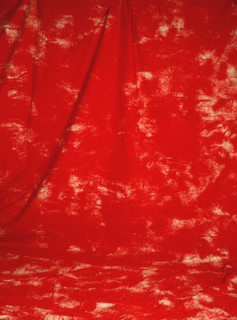 Draping. Painted canvas tarp