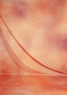 Draping. Painted canvas tarp