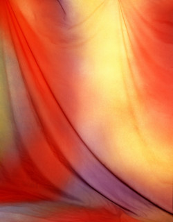Draping. Painted canvas tarp
