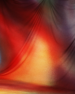 Draping. Painted canvas tarp