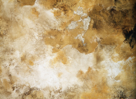 Fresco. Painted canvas tarp with trompe l'oeil effects
