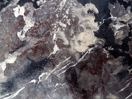 Fresco. Painted canvas tarp with trompe l'oeil effects