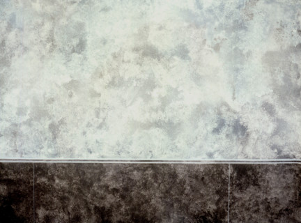 Fresco. Painted canvas tarp with trompe l'oeil effects
