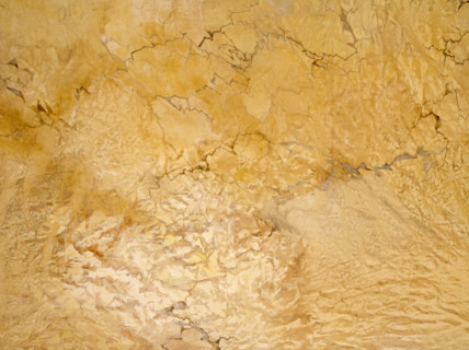 Fresco. Painted canvas tarp with trompe l'oeil effects