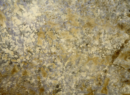 Fresco. Painted canvas tarp with trompe l'oeil effects