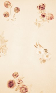 Flowers. Painted canvas tarp