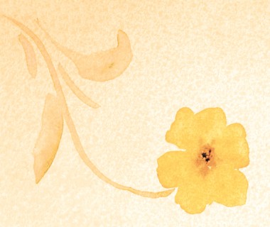 Flowers. Painted canvas tarp