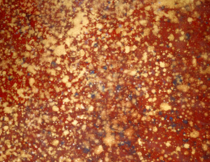 Matter effects. Painted canvas tarp