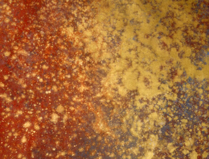 Matter effects. Painted canvas tarp