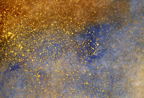 Matter effects. Painted canvas tarp