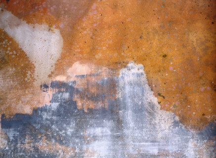 Matter effects. Painted canvas tarp