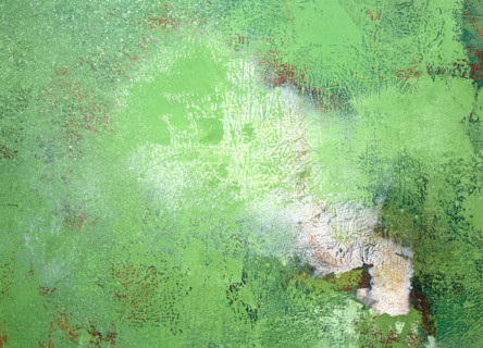 Matter effects. Painted canvas tarp