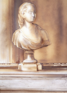 Désor peint. Bust on a chimney