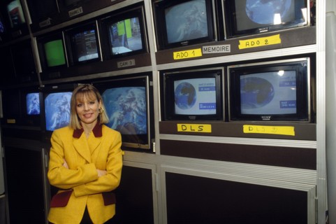 25/10/1993. F.KLEIN PRESENTE LA METEO SUR "FRANCE 3"