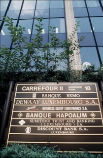 00/07/1994. ILLUSTRATION: LES BANQUES AU LUXEMBOURG