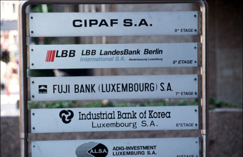 00/07/1994. ILLUSTRATION: LES BANQUES AU LUXEMBOURG
