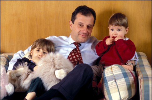 12/24/1994. EXCLUSIVE. Didier Schuller at home in Clichy