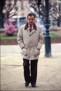 12/24/1994. EXCLUSIVE. Didier Schuller at home in Clichy
