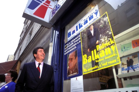 15/06/1995. MUNICIPALES: PATRICK BALKANY A LEVALLOIS PERRET
