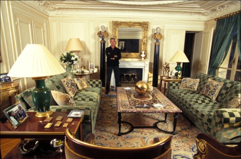 22/09/1997. PARIS: FLAVIO BRIATORE CHEZ LUI