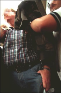06/00/1998. S.P.S.M. Anti-Pickpocket squad in the metro.